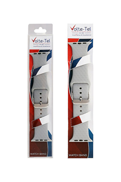 Other Λουράκι Volte-Tel Σιλικόνης Διχτυωτό Γκρι (για Apple Watch 38/40/41/42m...