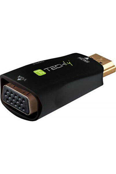 Techly Μετατροπέας HDMI αρσενικό σε VGA θηλυκό 1 τεμάχιο IDATA HDMI-VGA2MABT