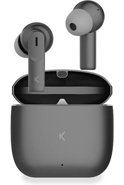 KSIX Μέτεορ Ενδοωτικά Ακουστικά Bluetooth Handsfree με Θήκη Φόρτισης Μαύρα