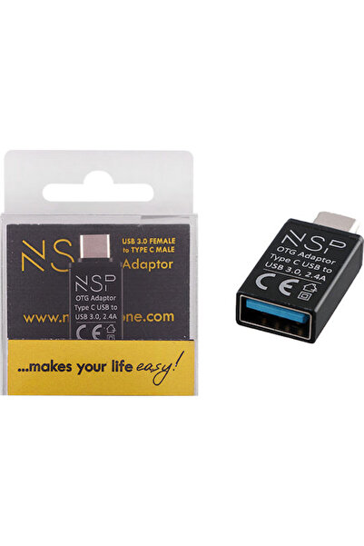 NSP Μετατροπέας USB-C αρσενικό σε USB-A θηλυκό 1 τεμάχιο