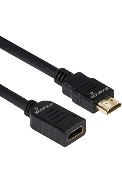 MediaRange Καλώδιο HDMI 2.0 Υψηλής Ταχύτητας Premium 4K 60Hz HDR, HDMI Αρσενι...