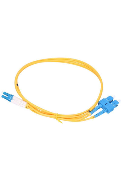 Extralink Cablu de fibră optică SC/UPC-LC/UPC 1m Galben Cod: EX.3609