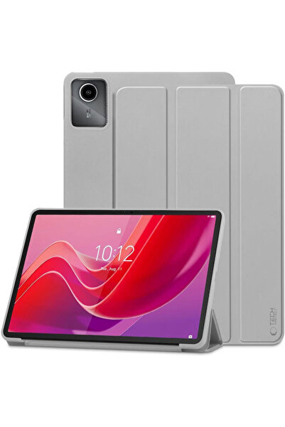 Tech-Protect Smartcase Αναδιπλούμενη Θήκη Γκρι (Lenovo Tab M11)