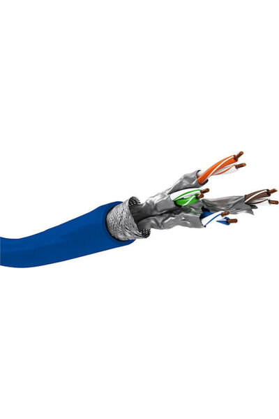 goobay Καλώδιο Ethernet S/FTP Cat.7a 90μ Μπλε Κωδικός: 91893