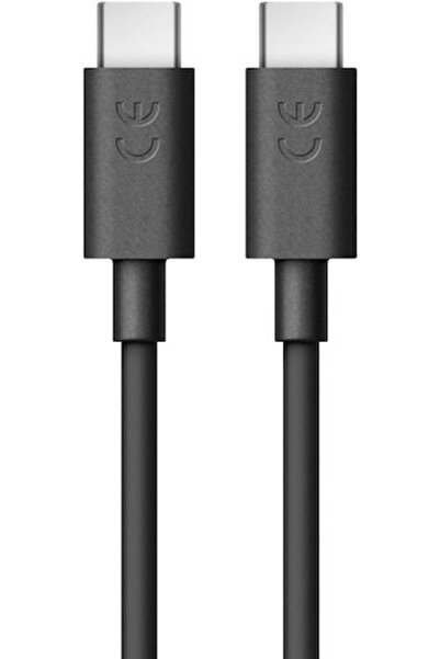 Motorola Καλώδιο USB 2.0 USB-C Αρσενικό - USB-C Μαύρο 1μ Χύμα