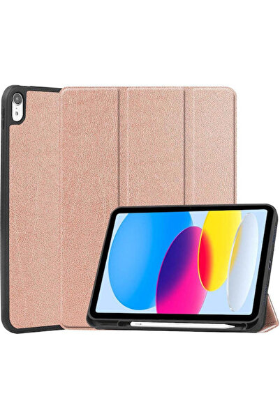 Other Sonique Ανθεκτική Θήκη Flip Cover Ροζ Χρυσό για Apple iPad 10ης Γενιάς ...