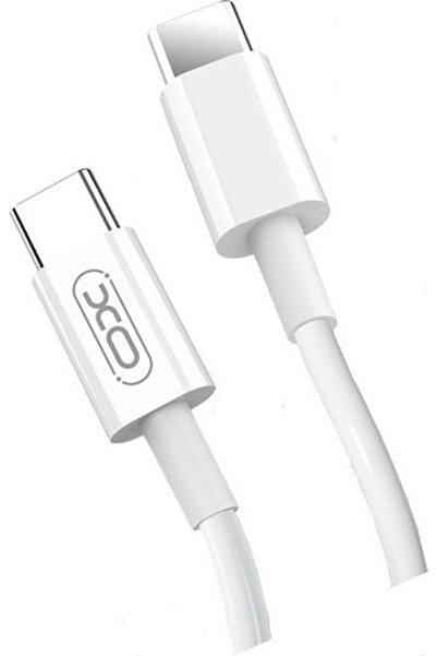Xo NB124 Καλώδιο USB 2.0 USB-C Αρσενικό - USB-C 40W PD Λευκό 1μ XO-NB124