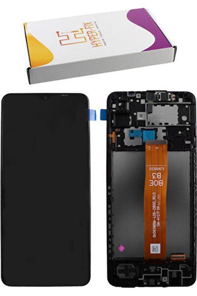 Hyper Οθόνη με μηχανισμό αφής και πλαίσιο για SAMSUNG A127 A12 NACHO (Μαύρο) ...