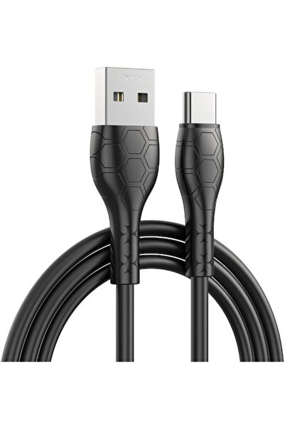 Xo NB240 Καλώδιο USB 2.0 USB-C Αρσενικό - USB-A Μαύρο 1μ