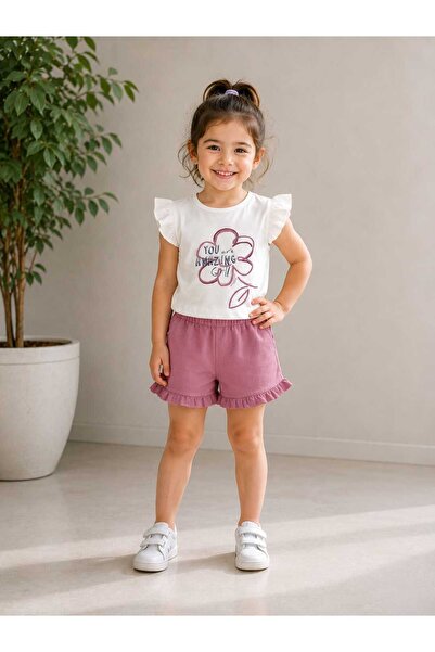 Minitex Girl's 2-Piece Shorts Suit