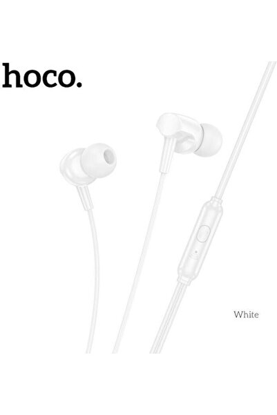 hoco. Hoco M112 Ενδοωτικά Ακουστικά Handsfree με Βύσμα 3.5mm Λευκά