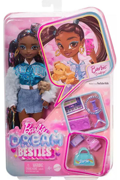 Barbie Κούκλα Dream Besties Μπρούκλιν για παιδιά 4+ ετών 30 εκ.