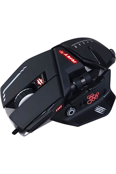 Mad Κατζ Ρ.Α.Τ. 6+ Ποντίκι Gaming 12000 DPI Μαύρο