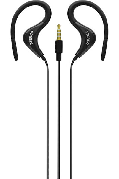 Lamtech Αθλητικά Ενδοωτικά Handsfree με βύσμα 3.5mm, Μαύρα