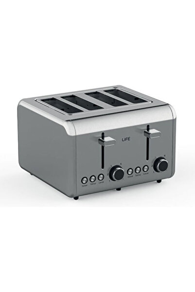 Life Brekky Τοστιέρα 4 Θέσεων 1500W Ανοξείδωτο Κωδικός: 221-0423