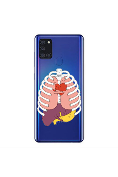 Other Samsung A21S Anatomy Transparent Silicone TPU Θήκη
