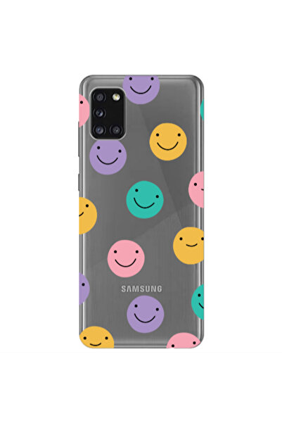 Other Samsung A31 Colorful smiles Transparent Silicone TPU Θήκη