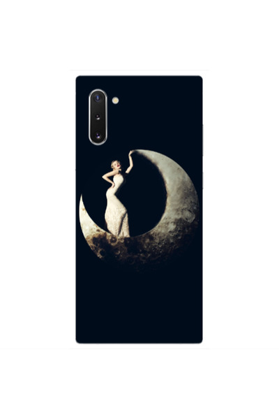 Other Samsung Note 10 Plus Woman in moon Transparent Silicone TPU Θήκη
