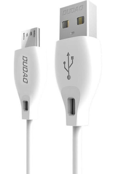 DUDAO L4M 2μ Κανονικό Καλώδιο USB 2.0 σε micro USB Λευκό
