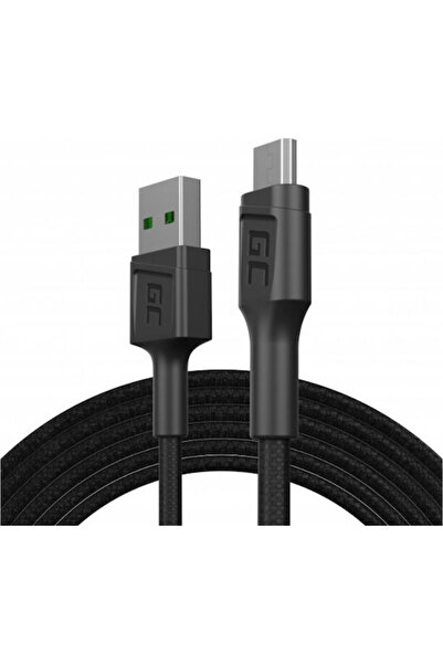 Other Green Cell 1.2μ Πλεκτό Καλώδιο USB 2.0 σε micro USB (KABGC20)