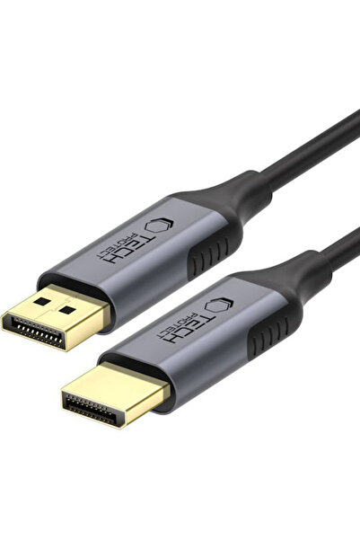 Tech-Protect Καλώδιο DisplayPort αρσενικό - DisplayPort αρσενικό 2μ Μαύρο