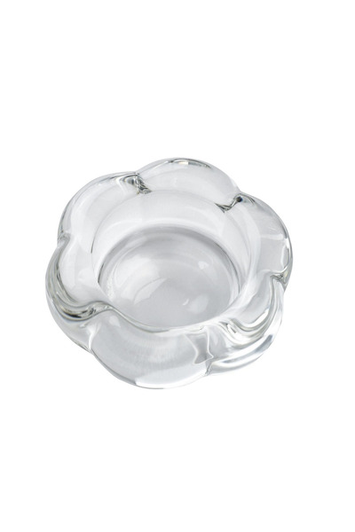 IKEA BLADFÅGEL tealight mumluk, saydam cam, 3 cm