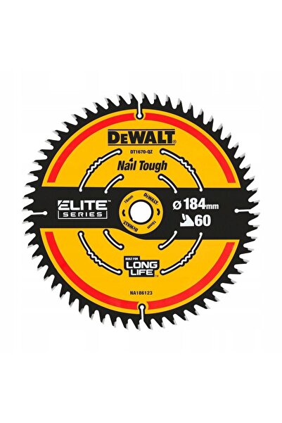 Dewalt DT1670 Δίσκος κυκλικού πριονιού για ξύλο, 184x16mm, 60 δόντια, Κοπή ακ...