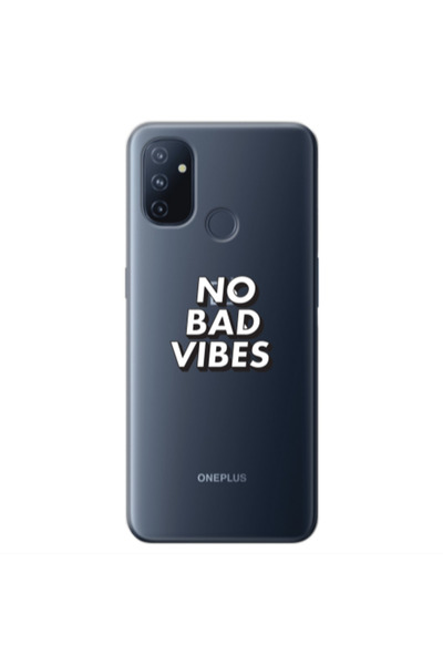 Other Oneplus Nord 100 No bad vibes Transparent Silicone TPU Θήκη