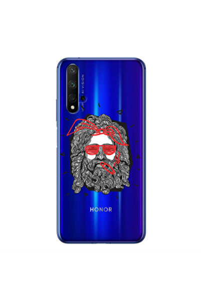 Other Huawei Nova 5 T Cool glasses Transparent Silicone TPU Θήκη