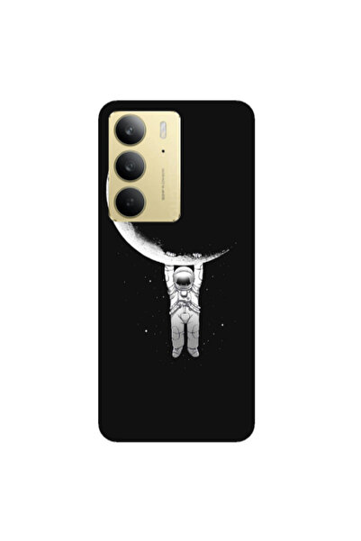 Other Realme C 75 Swinging on the moon Transparent Silicone TPU Θήκη