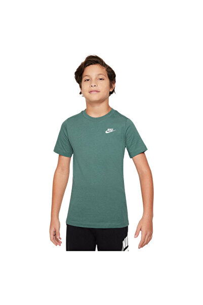 Nike Kids Short-Sleeve Sportswear Embroidered Futura Tee XS / 6–8