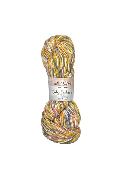 Etrofil Baby Cashmere Knitting Yarn Smoky Gold 10% Cashmere 90% Polyamide 100...