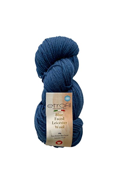 Etrofil Pređa za pletenje Blue Faced Leicester, tamnoplava, 100% vuna, 100g 2...