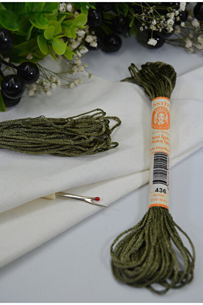 Enstitü İplik Hand Embroidery Silk, Laundry Silk, Rayon, Shiny Silk Texture, ...