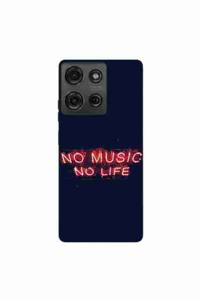 OEM Θήκη συμβατή με Motorola Moto G75 Σιλικόνης Τζελ TPU Μοντέλο No Music No ...