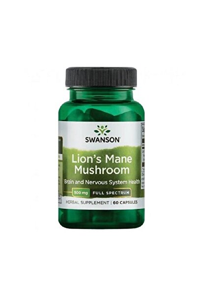 SWANSON Ciupercă Coama Leului Spectru Complet 500 mg 60 Capsule