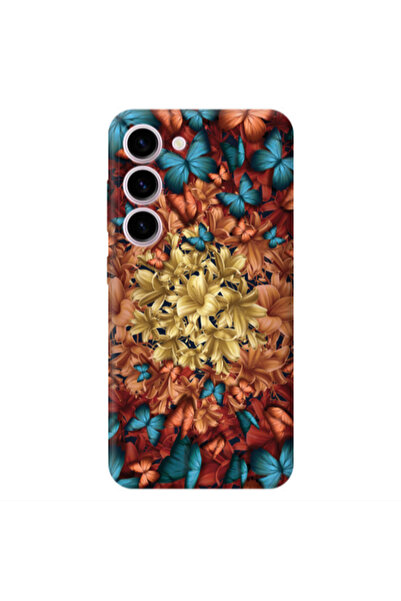 Other Samsung S23 Plus Blue butterflies Transparent Silicone TPU Θήκη