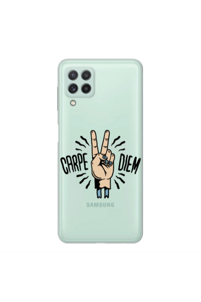 Other Samsung A22 4G Carpe Two Diem Transparent Silicone TPU Θήκη