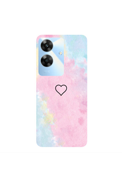 Other Realme Note 60 Heart in clouds Transparent Silicone TPU Θήκη