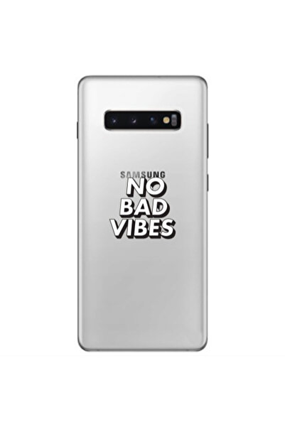 Other Samsung S10 No bad vibes Transparent Silicone TPU Θήκη