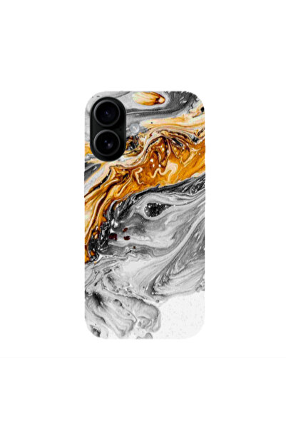 Other Apple Iphone 16 plus Marble gray Patern Transparent Silicone TPU Θήκη