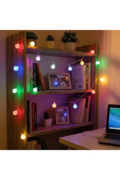 Panther PT-354 USB Led Işık 1.5 mt RGB Top Dekoratif Yılbaşı Ağaç Süsü