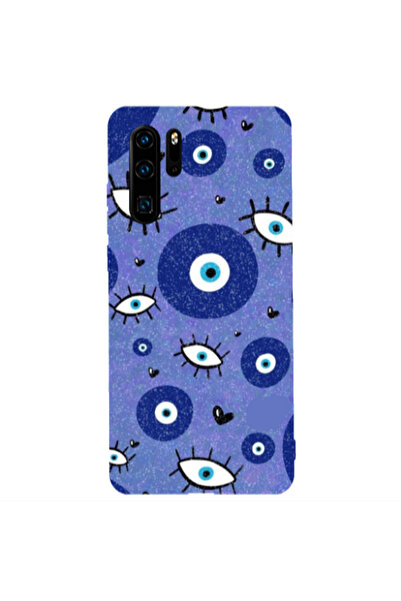 Other Huawei P30 Pro Black hearted Transparent Silicone TPU Θήκη