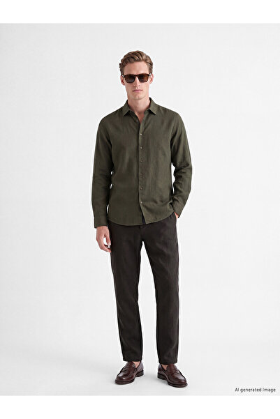 LC Waikiki Nevavm Regular Fit 100% Linen Men's Trousers with a Difference