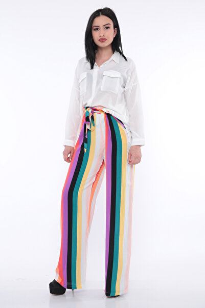 FIRST STYLE Women's Colorful Turkish Pants