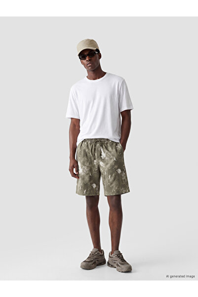 LC Waikiki Nevavm Regular Fit Patterned Men's Shorts with Difference