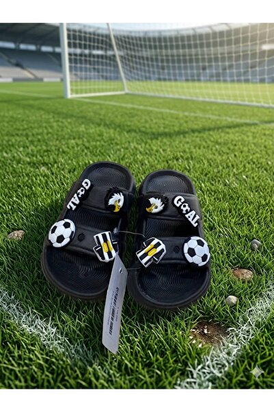 mikam Current Model Open Front Children's Slippers with New Season Accessories