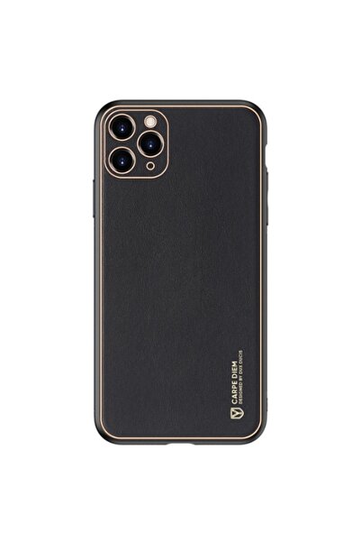 Dux Ducis Yolo Series Δερμάτινη θήκη για iPhone 11 Pro Max (Μαύρο)