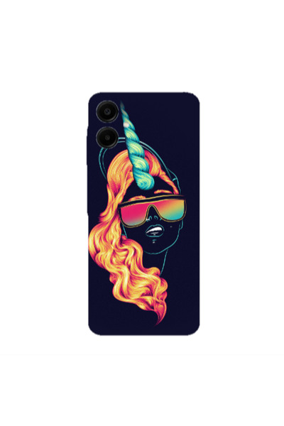 Other Samsung A06 Horn style Transparent Silicone TPU Θήκη