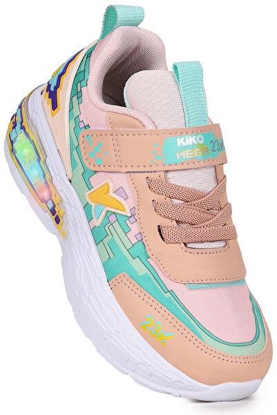Kiko Kids Craft Işıklı Günlük Cırtlı Kız Çocuk Spor Ayakkabı